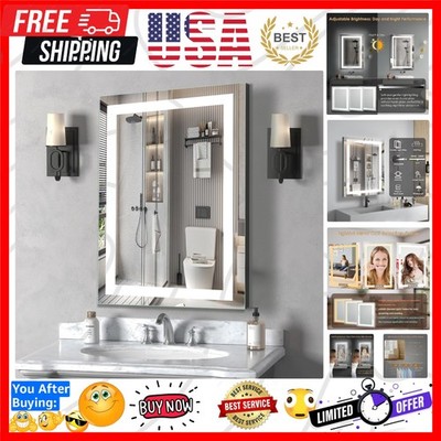 16×24 inches LED Bathroom Mirror, Bathroom Vanity Mirror with Lights for Wall...