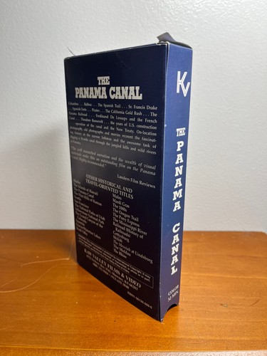 The Panama Canal VHS Documentary Kaw Valley Films Educational History Vintage - Photo 6/8