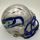 JAXON SMITH-NJIGBA SIGNED/AUTO'D SEATTLE SEAHAWKS T/B SPEED MINI HELMET-FANATICS