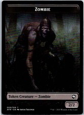 Zombie Token T Normal Adventures in the Forgotten Realms 9 NM