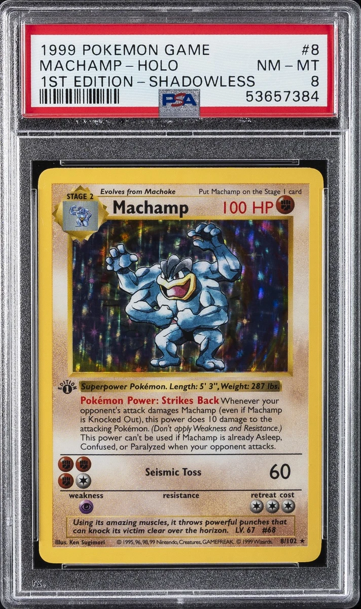 First Edition Pokémon Machamp Individual Cards for sale - eBay