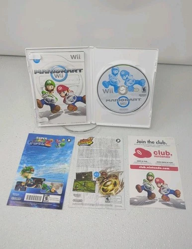 CLEAN Mario Kart Wii (Nintendo, 2008) Complete In Box