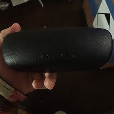 Oakley Eyeglass Hard Shell Case Black Faux Leather