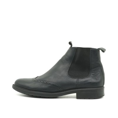 Minelli Damen Chelsea Boot Stiefeletten Schwarz Leder Knöchelhoch Boots EU 37