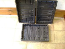 FULL SIZE SHALLOW  SEED TRAYS  with HOLES YOU CHOOSE 2 TO 100 IDEAL FOR MICRO