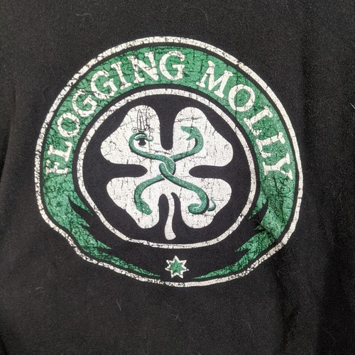 T-shirt Flogging Molly Est. 1997 - Noir, Taille S à 2XL, Coton, Neuf Avec étiquette