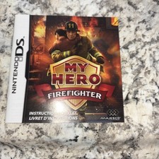 My Hero: Firefighter Nintendo DS, 2009 Manuel Only