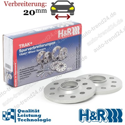 TRAK+ Spurplatten DR 20mm/Achse u.a.: Chrysler Crossfire Roadster, Bj. 2004-2008