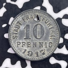 1917 Germany Frankfurt 10 Pfennig Notgeld Lot#C7280