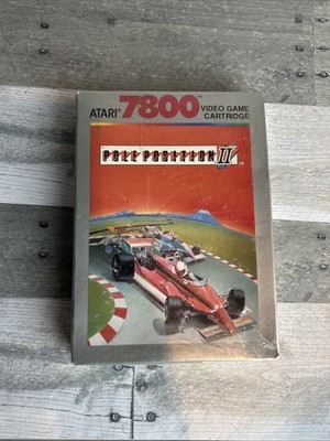 Pole Position II (Atari 7800, 1986) Store Hang Tag Factory Sealed