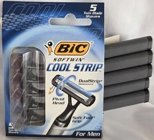New Vintagy 2001 BIC Shavers Softwin Disposable Twin Blade Razors 5pk