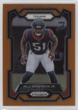2023 Panini Prizm Rookies Orange Prizm 103/249 Will Anderson Jr #342 0nr3