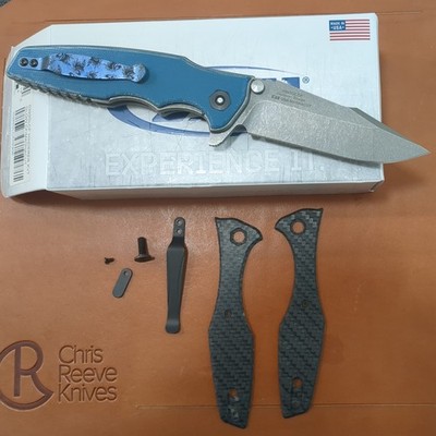Zero Tolerance Zt0393 Folding Knife/Magnacut/Hinderer Accessories/Blue Micarta