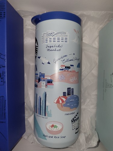 Starbucks BUSAN Stainless Steel Tumbler, Korean Regional Collection 2024 - 355ml - Picture 3 of 14