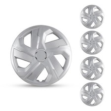 16in Set Of 4 Wheel Rim Covers Trim Rings Hubcaps Pp For R16 Tire Steel Wheels