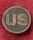 Vintage U.S. Military WW1 Screw Back Lapel Collar Pin