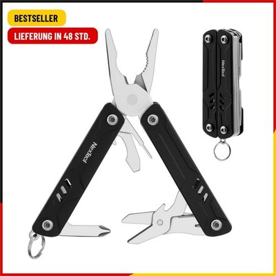 Gesponserte Anzeige   NexTool Multitool,9 in 1 TSA Mini Sailor mit Nadelzange,Sc