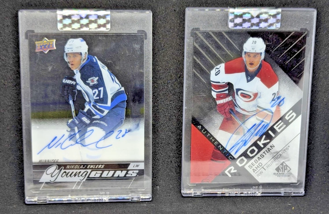 Nikolaj Ehlers Ice Hockey Sports Autographed Trading Cards for