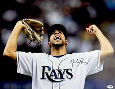David Price Signed Tampa Bay Rays 16x20 Photo PSA/DNA I71833