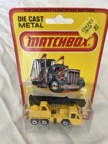 Vintage Matchbox Car, No.49, Mobile Crane.