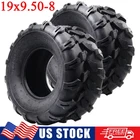 2 Pack 19x9.5-8 ATV UTV Tires All Terrain SxS Tires 4 Ply Tubeless Trail Tyres