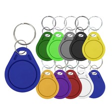 100pcs 13.56MHz Sector Writable IC Card Clone Changeable Smart Keyfobs Key Tags