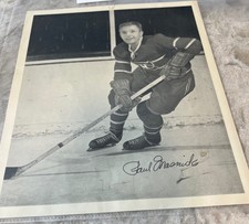 1945-54 Quaker Oats NHL Paul Masnick HOME ACTION Montreal Canadiens