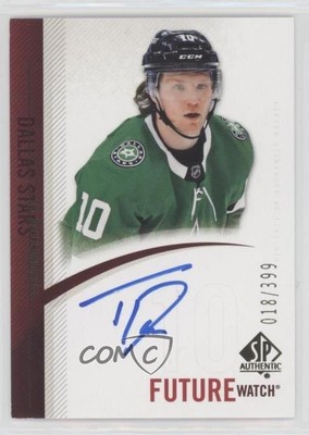 2020-21 SP Authentic 2010-11 Retro Future Watch 18/399 Ty Dellandrea Auto 0v33