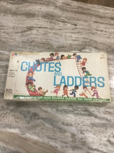 VINTAGE 1978 Milton Bradley Chutes and Ladders Board Game – Complete