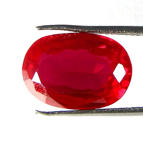 12.10CtsNatural Imitation Ruby Oval Cut Cabochon Loose Gemstones - Picture 2 of 3