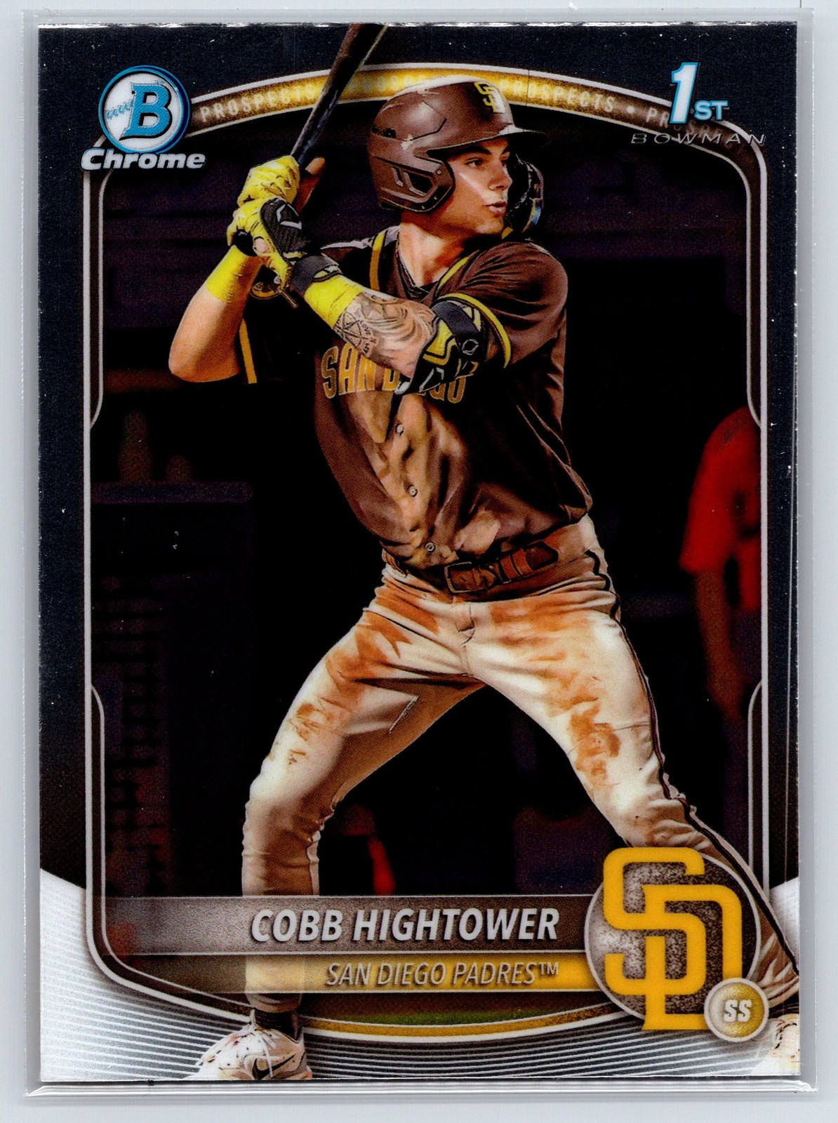 2025 Bowman #BCP-104 Cobb Hightower Chrome Prospects
