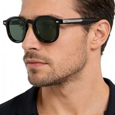 High Quality Polarized Sunglasses Men Sun Glasses Vintage Acetate Frame Glasses