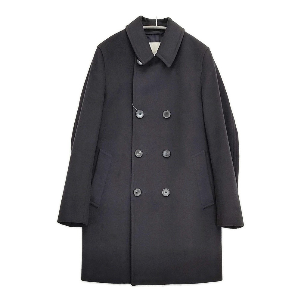 Mackintosh GM-016F-DU-SH Size 36 Wool Melton pea coat Navy 6-0126T♪