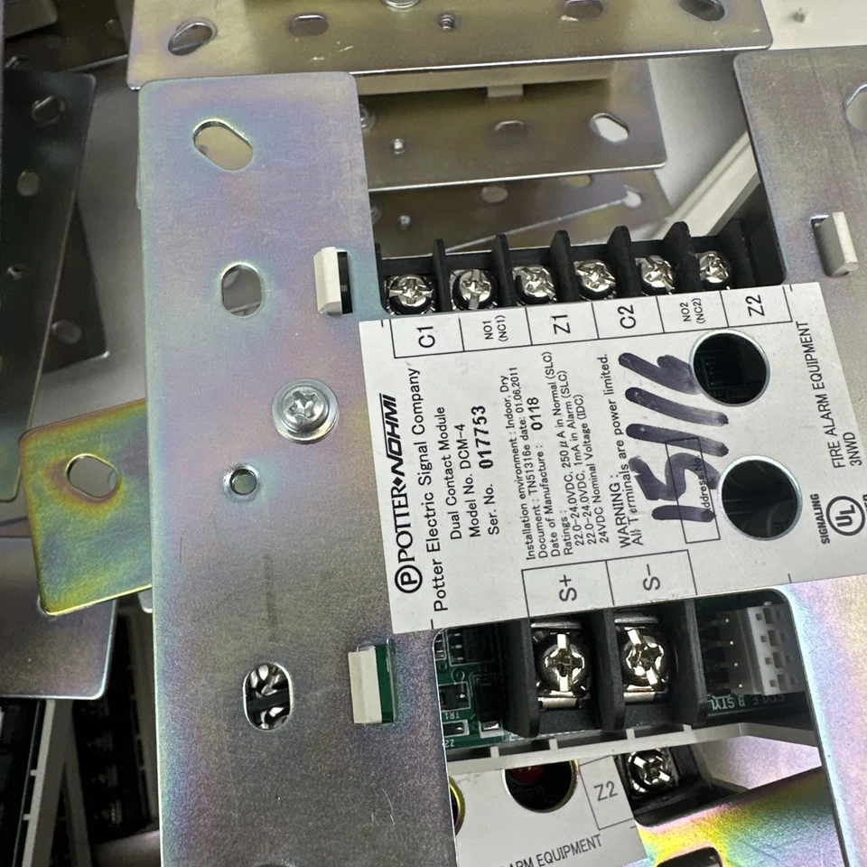 POTTER NOHMI DUAL CONTACT MODULE DCM-4 Plate Resistor Take Outs, Qty Discounts - Image 3 of 4