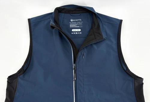 Beretta Windshell EVO Vest Blue Full Zip Hunting Outdoors Men's Sz. Large! image 7