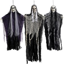 Halloween Decorations Outdoor Hanging Ghost: Spooky Haunted House Decor Black
