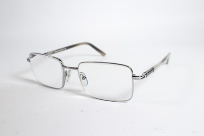 Ferucci Brille Mod. 967 Herren Silber Vollrand Metall Brille Brillengestell