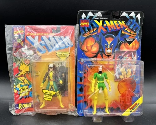 VTG 1994-95 Toy Biz X-Men Rogue & Phoenix Action Figures MOC Lot Marvel Comics