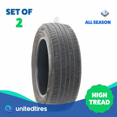 Set of (2) Used 235/60R18 Celimo Salient CS210 107V - 8.5/32