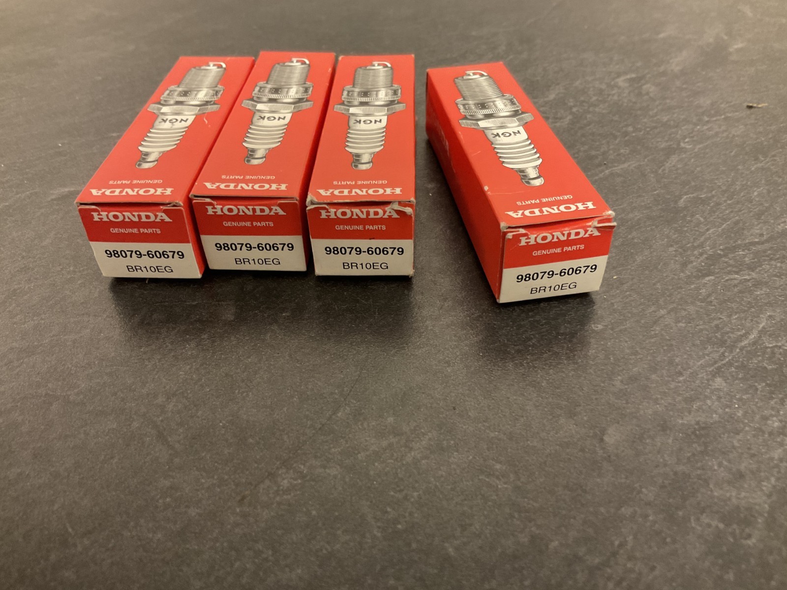 HONDA OEM SPARK PLUGS SET OF 4 PART #98079-60679 BR10EG- NEW