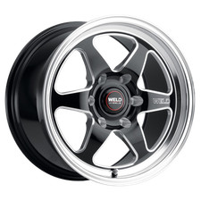 Weld Performance Ventura 6 Drag 17x10 6x135 42 Gloss Blackmilled Diamond Wheel