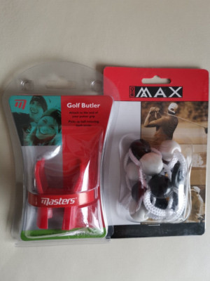 Big Max Golf Zählkette plus  Masters Golf Butler -  Aufsatz Ballgreifer