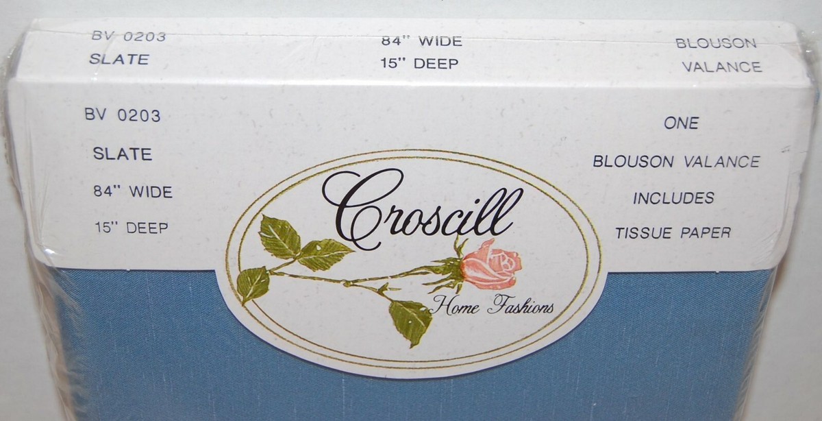VALANCE FÉDÉRALE CROSCILL MONROE IVOIRE 84 x 13,5 NEUF DANS PAQUET