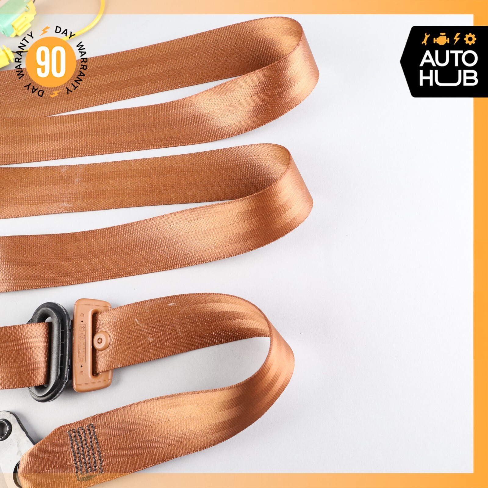 06-13 Bentley Continental Flying Spur Front Right Side Seat Belt Brown OEM 58k