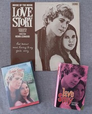 "Love Story"  Buch/LP/DVD, 3-teilig