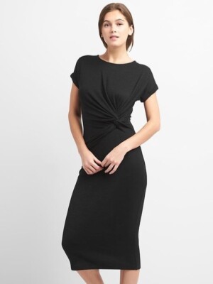 leather midi dress women Leather Midi Dress