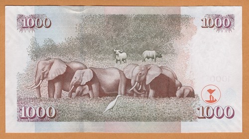 KENYA 1000 SHILLINGS UNC BANKNOTES 2010 P-51e Prefix FS - Foto 2 di 2
