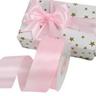 New ListingDouble Face Pink Satin Ribbon 2 Inch X 50 Yards Polyester for Crafts Decor