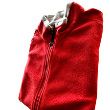 Nike ACG Jacket Therma Fit Fleece Full Zip Youth M 8 10 Red Vintage Logos