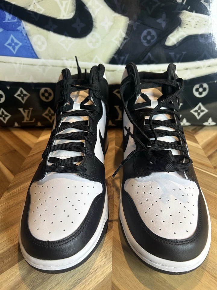 Nike Dunk High Panda Negro Blanco Talla 12 (DD1399-105) Cuero Premium Foto 4 de 4